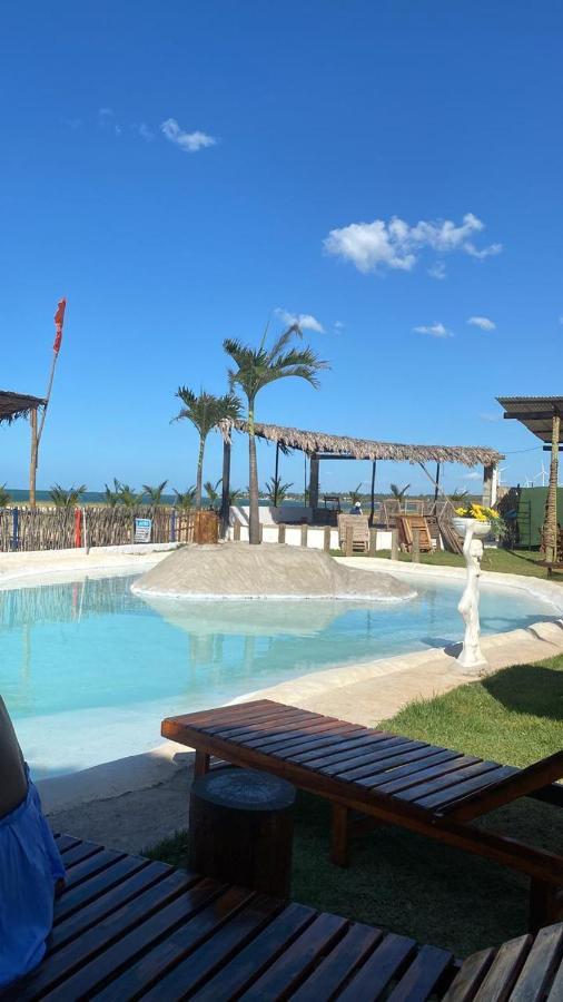 Apartamento Com Vista Para O Mar, Piscina , Deck , Playground E Estacionamento . Taiba Luaran gambar
